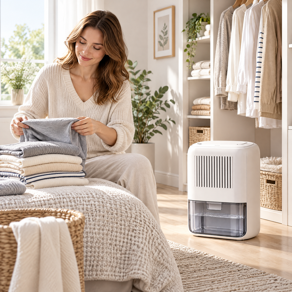 Elvathryn™ Compact Home Dehumidifier