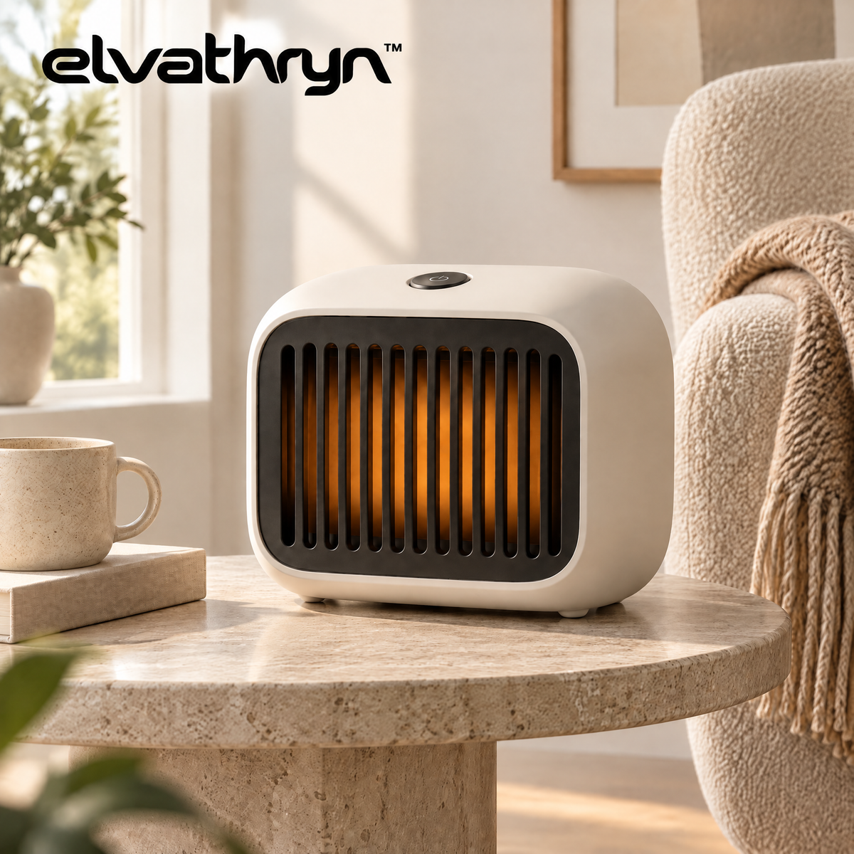 Elvathryn™ Compact Ceramic Space Heater