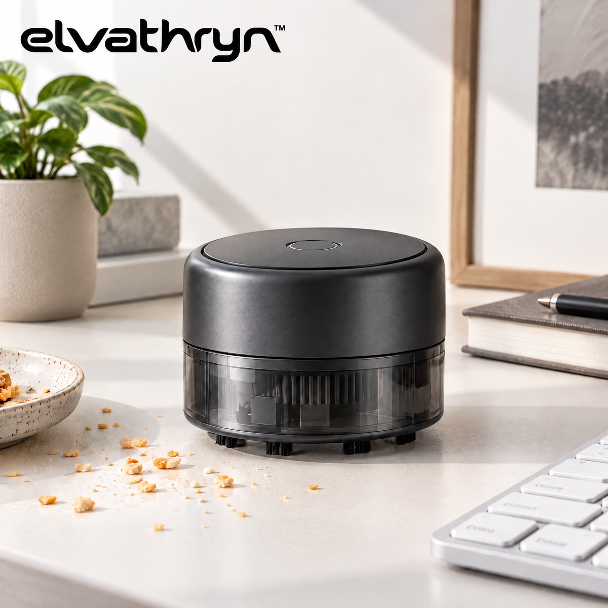 Elvathryn™ Mini Desktop Vacuum