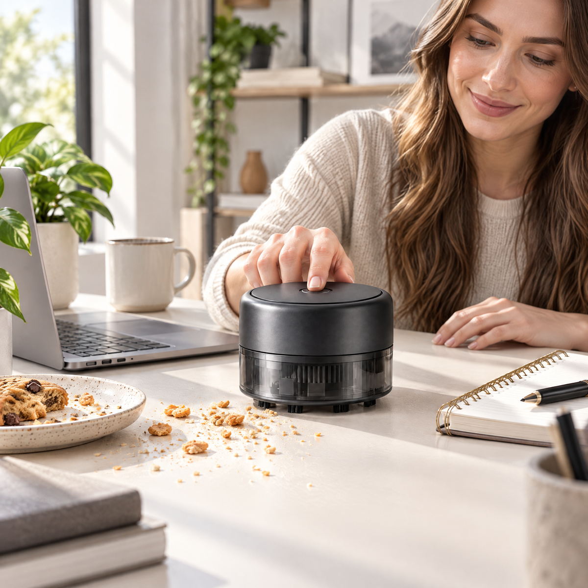 Elvathryn™ Mini Desktop Vacuum