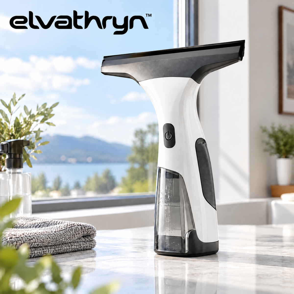 Elvathryn™ Cordless Window Vacuum Cleaner